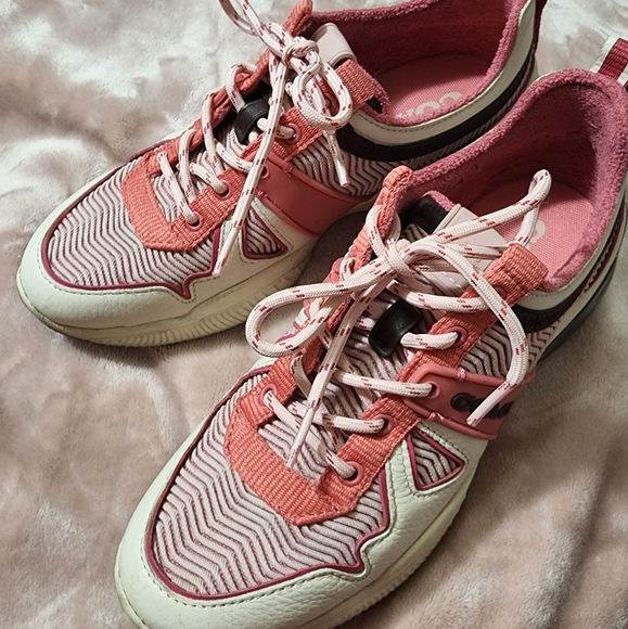 Coach pink Sneakers size 8 womens - Picture 6 of 11